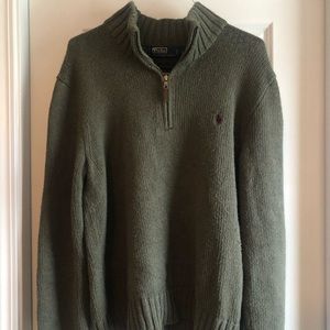 Polo Quarter Zip Sweater